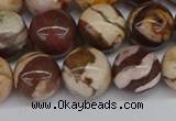 CZJ272 15.5 inches 8mm round zebra jasper beads wholesale