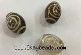 DZI303 10*14mm drum tibetan agate dzi beads wholesale