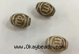 DZI304 10*14mm drum tibetan agate dzi beads wholesale