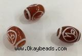 DZI316 10*14mm drum tibetan agate dzi beads wholesale