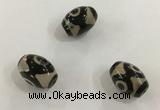 DZI325 10*14mm drum tibetan agate dzi beads wholesale