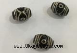 DZI346 10*14mm drum tibetan agate dzi beads wholesale