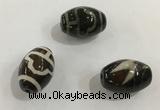 DZI359 10*14mm drum tibetan agate dzi beads wholesale