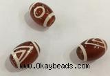 DZI365 10*14mm drum tibetan agate dzi beads wholesale