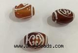 DZI367 10*14mm drum tibetan agate dzi beads wholesale