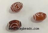 DZI377 10*14mm drum tibetan agate dzi beads wholesale