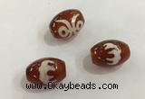 DZI393 10*14mm drum tibetan agate dzi beads wholesale