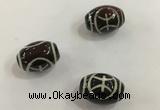 DZI405 10*14mm drum tibetan agate dzi beads wholesale