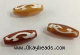 DZI425 10*28mm drum tibetan agate dzi beads wholesale