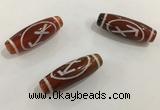 DZI439 10*30mm drum tibetan agate dzi beads wholesale