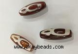 DZI446 10*30mm drum tibetan agate dzi beads wholesale