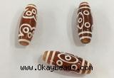 DZI449 10*30mm drum tibetan agate dzi beads wholesale