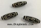 DZI461 10*30mm drum tibetan agate dzi beads wholesale