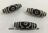 DZI487 10*30mm drum tibetan agate dzi beads wholesale