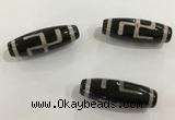 DZI489 10*30mm drum tibetan agate dzi beads wholesale