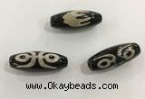 DZI493 10*30mm drum tibetan agate dzi beads wholesale