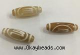 DZI502 10*30mm drum tibetan agate dzi beads wholesale