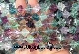 FGBS292 15 inches 8*8mm carved cube fluorite gemstone beads FGBS292 15 inches 8*8mm carved cube fluorite gemstone beads