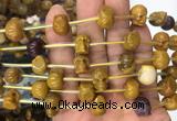 FGBS77 15 inches 10mm carved skull mookaite beads wholesale