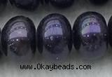 FWP330 15 inches 11mm - 12mm button black freshwater pearl strands