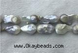 FWP364 15 inches 20mm - 22mm baroque freshwater nucleated pearl beads