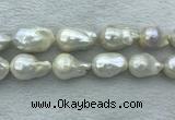 FWP366 15 inches 16mm - 18mm baroque freshwater nucleated pearl beads