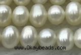 FWP41 14.5 inches 4mm - 5mm potato white freshwater pearl strands