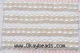 FWP455 half-drilled 5.5-6mm bread freshwater pearl beads