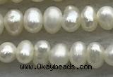 FWP50 14.5 inches 3mm - 3.5mm potato white freshwater pearl strands