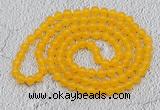 GMN06 Hand-knotted 8mm candy jade 108 beads mala necklaces