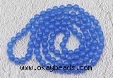 GMN10 Hand-knotted 8mm candy jade 108 beads mala necklaces