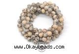 GMN7065 8mm feldspar 108 mala beads wrap bracelet necklaces