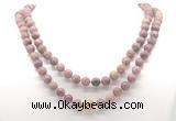 GMN8030 18 - 36 inches 8mm, 10mm lepidolite 54, 108 beads mala necklaces