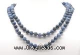 GMN8041 18 - 36 inches 8mm, 10mm dumortierite 54, 108 beads mala necklaces