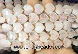 HGBS114 15 inches 12mm faceted heart rose quartz beads wholesale  HGBS114 15 inches 12mm faceted heart rose quartz beads wholesale