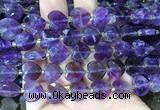HGBS116 15 inches 12mm faceted heart amethyst beads wholesale HGBS116 15 inches 12mm faceted heart amethyst beads wholesale