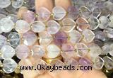 HGBS117 15 inches 12mm faceted heart amethyst beads wholesale HGBS117 15 inches 12mm faceted heart amethyst beads wholesale