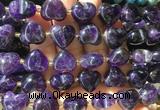 HGBS137 15 inches 15mm heart Amethyst beads wholesale HGBS137 15 inches 15mm heart Amethyst beads wholesale