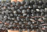 HGBS21 15 inches 12mm heart black labradorite gemstone beads wholesale