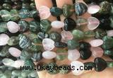 HGBS27 15 inches 12mm heart colorful gemstone beads wholesale