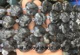 HGBS43 15 inches 20mm heart black labradorite gemstone beads wholesale