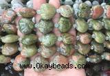 FGBS47 15 inches 10mm carved rose flower rhodonite beads wholesale