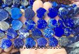 HGBS91 15 inches 16mm heart lapis lazuli gemstone beads wholesale