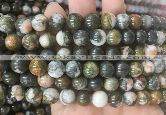 HJBS03 15 inches 10mm round bumblebee jasper beads wholesale