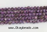 LPBS06 15 inches 6mm round purple Lepidolite beads wholesale