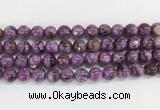 LPBS08 15 inches 10mm round purple Lepidolite beads wholesale