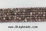 LPBS17 15 inches 6mm round natural purple Lepidolite beads wholesale