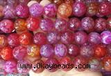 LSBS139 15 inches 16mm faceted round agate gemstone beads wholesale LSBS139 15 inches 16mm faceted round agate gemstone beads wholesale