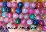 LSBS143 15 inches 16mm faceted round agate gemstone beads wholesale LSBS143 15 inches 16mm faceted round agate gemstone beads wholesale