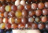 LSBS146 15 inches 18mm faceted round agate gemstone beads wholesale LSBS146 15 inches 18mm faceted round agate gemstone beads wholesale